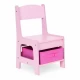 Set de masa cu doua scaune pentru copii Ecotoys ZKC-1B - Roz Set de masa cu doua scaune pentru copii Ecotoys ZKC-1B - Roz