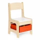 Set de masa cu doua scaune pentru copii Ecotoys ZKC-1C - Natur Set de masa cu doua scaune pentru copii Ecotoys ZKC-1C - Natur