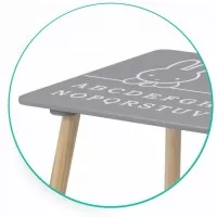 Set de masa cu doua scaune pentru copii Ricokids RC-847