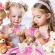 Set din lemn pentru servit ceaiul Ricokids Roz Set din lemn pentru servit ceaiul Ricokids Roz