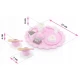 Set din lemn pentru servit ceaiul Ricokids Roz Set din lemn pentru servit ceaiul Ricokids Roz