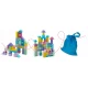 Set educational cu blocuri din lemn, 100 piese, Ricokids Set educational cu blocuri din lemn, 100 piese, Ricokids