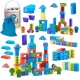 Set educational cu blocuri din lemn, 100 piese Ricokids Orasel Set educational cu blocuri din lemn, 100 piese Ricokids Orasel