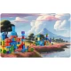 Set educational cu blocuri din lemn, 100 piese Ricokids Orasel Set educational cu blocuri din lemn, 100 piese Ricokids Orasel