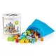 Set educational cu blocuri din lemn 100 piese orasel Ecotoys Set educational cu blocuri din lemn 100 piese orasel Ecotoys
