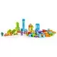 Set educational cu blocuri din lemn 100 piese orasel Ecotoys Set educational cu blocuri din lemn 100 piese orasel Ecotoys
