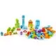 Set educational cu blocuri din lemn 100 piese orasel Ecotoys Set educational cu blocuri din lemn 100 piese orasel Ecotoys