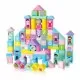 Set educational cu blocuri din lemn colorate 100 piese Ecotoys SR19002 Set educational cu blocuri din lemn colorate 100 piese Ecotoys SR19002