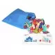 Set educational cu blocuri din lemn si covoras, 121 piese, City Ecotoys MA802 Set educational cu blocuri din lemn si covoras, 121 piese, City Ecotoys MA802
