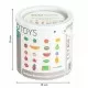 Set fructe din lemn Ecotoys 20 piese Set fructe din lemn Ecotoys 20 piese