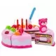 Set tort aniversar cu accesorii Ecotoys Set tort aniversar cu accesorii Ecotoys