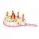 Set tort aniversar si accesorii din lemn, 16 elemente, Ecotoys TL10032 Set tort aniversar si accesorii din lemn, 16 elemente, Ecotoys TL10032