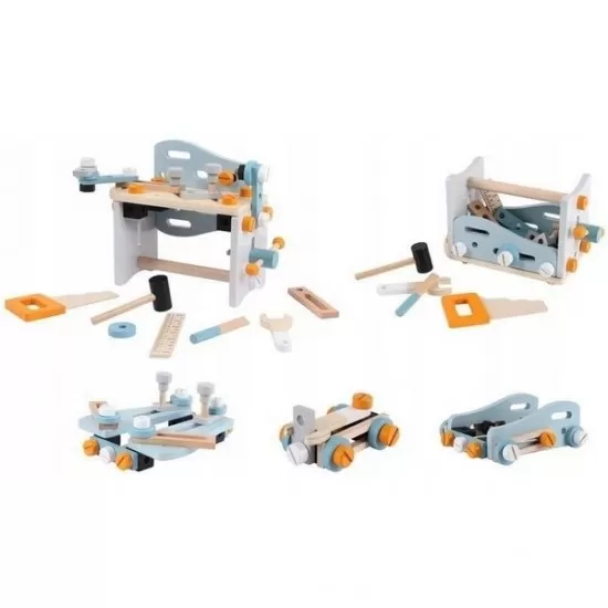 Set unelte constructii 52 piese Ecotoys Set unelte constructii 52 piese Ecotoys