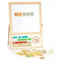 Tabla educationala cu abac si numere Ecotoys MB385