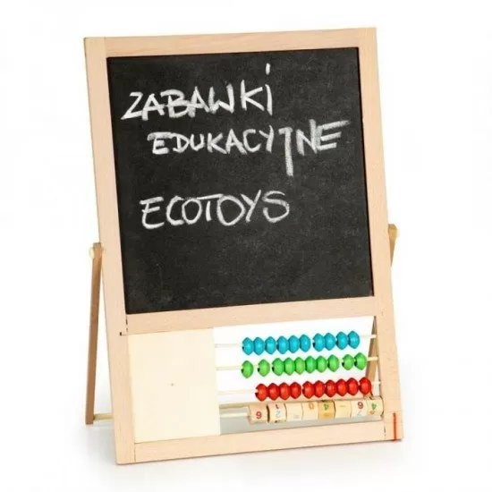 Tabla educationala cu abac si numere Ecotoys MB385 Tabla educationala cu abac si numere Ecotoys MB385