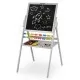 Tabla educationala cu doua fete si accesorii Ricokids RK-800, 101 x 54 x 55 cm, Gri Tabla educationala cu doua fete si accesorii Ricokids RK-800, 101 x 54 x 55 cm, Gri