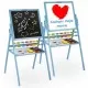 Tabla educationala cu doua fete si accesorii Ricokids RK-800, 101 x 54 x 55 cm, Albastru Tabla educationala cu doua fete si accesorii Ricokids RK-800, 101 x 54 x 55 cm, Albastru