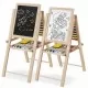 Tabla educationala cu doua fete si accesorii Ricokids RK-803, 66 x 45 x 32 cm, Natur Tabla educationala cu doua fete si accesorii Ricokids RK-803, 66 x 45 x 32 cm, Natur