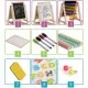 Tabla educationala cu doua fete si accesorii Ricokids RK-803, 66 x 45 x 32 cm, Natur Tabla educationala cu doua fete si accesorii Ricokids RK-803, 66 x 45 x 32 cm, Natur