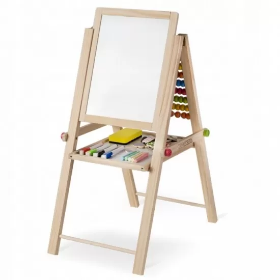 Tabla educationala cu doua fete si accesorii Ricokids RK-803, 66 x 45 x 32 cm, Natur Tabla educationala cu doua fete si accesorii Ricokids RK-803, 66 x 45 x 32 cm, Natur