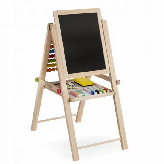 Tabla educationala cu doua fete si accesorii Ricokids RK-803, 66 x 45 x 32 cm, Natur Tabla educationala cu doua fete si accesorii Ricokids RK-803, 66 x 45 x 32 cm, Natur