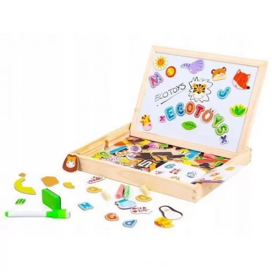Tabla educationala cu magnet Ecotoys Tabla educationala cu magnet Ecotoys