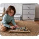 Tabla educationala din lemn cu diverse activitati, 32.5 x 24 cm, Nukido Tabla educationala din lemn cu diverse activitati, 32.5 x 24 cm, Nukido