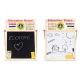 Tabla educationala din lemn cu doua fete si accesorii Ecotoys Tabla educationala din lemn cu doua fete si accesorii Ecotoys