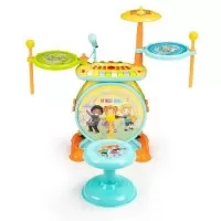Tobe, pian si microfon pentru karaoke 2 in 1 cu LED Ecotoys