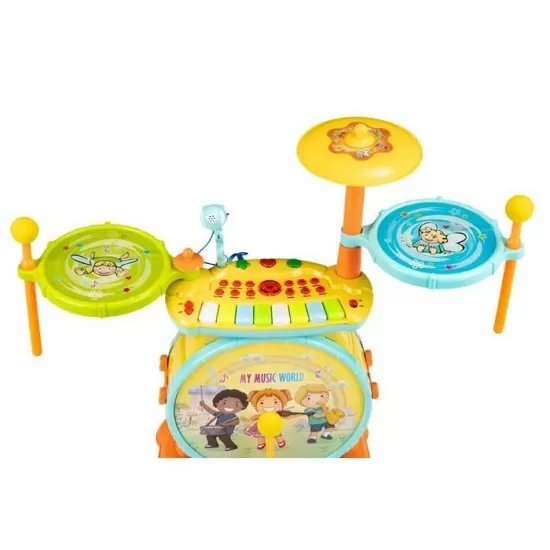Tobe, pian si microfon pentru karaoke 2 in 1 cu LED Ecotoys Tobe, pian si microfon pentru karaoke 2 in 1 cu LED Ecotoys