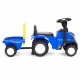 Tractor de impins New Holland cu remorca pentru copii 658T - Albastru