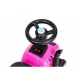Tractor de impins New Holland cu remorca pentru copii 658T - Roz