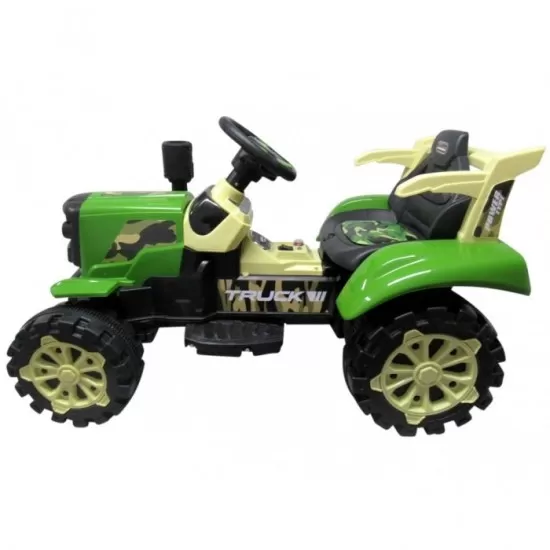 Tractor electric pentru copii C2 R-Sport - Verde Tractor electric pentru copii C2 R-Sport - Verde