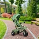 Tricicleta 2 in 1 pentru copii, scaun rotativ 360°, roti din spuma EVA, Ecotoys WQL-066-18 - Verde Tricicleta 2 in 1 pentru copii, scaun rotativ 360°, roti din spuma EVA, Ecotoys WQL-066-18 - Verde