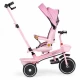 Tricicleta 2 in 1 pentru copii, scaun rotativ 360°, roti din spuma EVA, Ecotoys WQL-066-18 - Roz Tricicleta 2 in 1 pentru copii, scaun rotativ 360°, roti din spuma EVA, Ecotoys WQL-066-18 - Roz