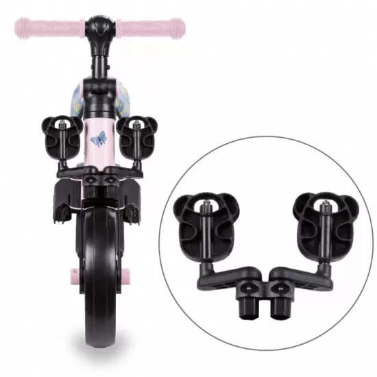 Tricicleta cu pedale 3 in 1 Kidwell Pico Flower Tricicleta cu pedale 3 in 1 Kidwell Pico Flower