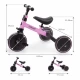 Tricicleta cu pedale 3 in 1 Kidwell Pico Pink Rose