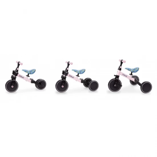 Tricicleta cu pedale 3 in 1 Kidwell Pico Spring Flower
