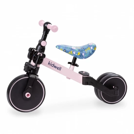 Tricicleta cu pedale 3 in 1 Kidwell Pico Spring Flower