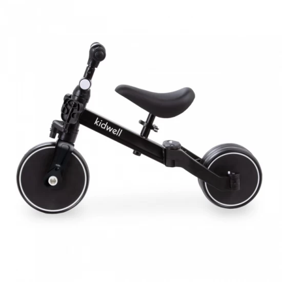 Tricicleta cu pedale 3 in 1 Kidwell Pico Total Black