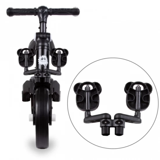 Tricicleta cu pedale 3 in 1 Kidwell Pico Total Black