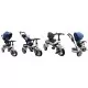 Tricicleta cu pedale 3 in 1 R-Sport T3 - Albastru Tricicleta cu pedale 3 in 1 R-Sport T3 - Albastru