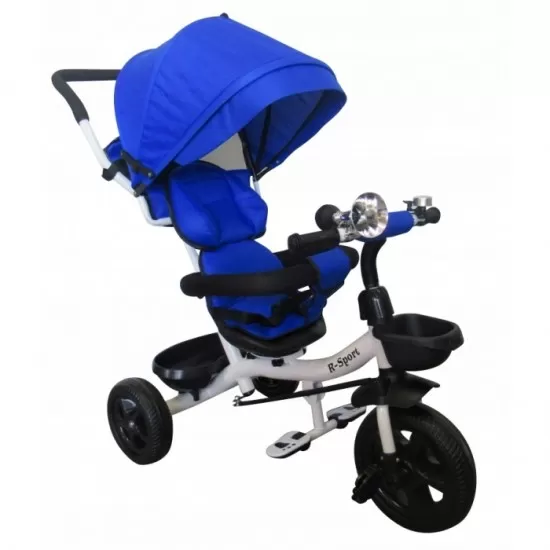 Tricicleta cu pedale 3 in 1 R-Sport T4 - Albastru Tricicleta cu pedale 3 in 1 R-Sport T4 - Albastru