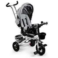 Tricicleta cu sezut rotativ Ecotoys JM-068-17 - Gri 