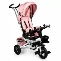 Tricicleta cu sezut rotativ Ecotoys JM-068-17 - Roz pudra