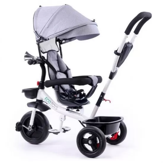 Tricicleta copii cu sezut reversibil Ecotoys EDIYM-BT-2 - Gri Tricicleta copii cu sezut reversibil Ecotoys EDIYM-BT-2 - Gri