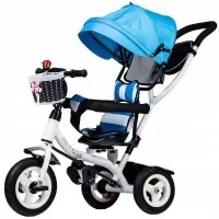 Tricicleta copii Ecotoys JM-066-9L - Albastra