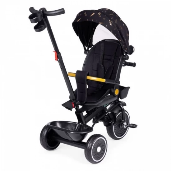 Tricicleta pentru copii, scaun rotativ 360°, roti din spuma EVA, Ecotoys WQL-186 - Negru Tricicleta pentru copii, scaun rotativ 360°, roti din spuma EVA, Ecotoys WQL-186 - Negru
