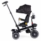 Tricicleta pentru copii, scaun rotativ 360°, roti din spuma EVA, Ecotoys WQL-186 - Negru Tricicleta pentru copii, scaun rotativ 360°, roti din spuma EVA, Ecotoys WQL-186 - Negru