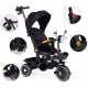 Tricicleta pentru copii, scaun rotativ 360°, roti din spuma EVA, Ecotoys WQL-186 - Negru Tricicleta pentru copii, scaun rotativ 360°, roti din spuma EVA, Ecotoys WQL-186 - Negru